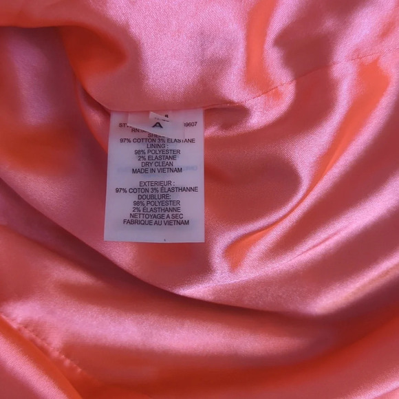 Tahari Pink Flora Sleeveless Dress, US 8 - Picture 4 of 6